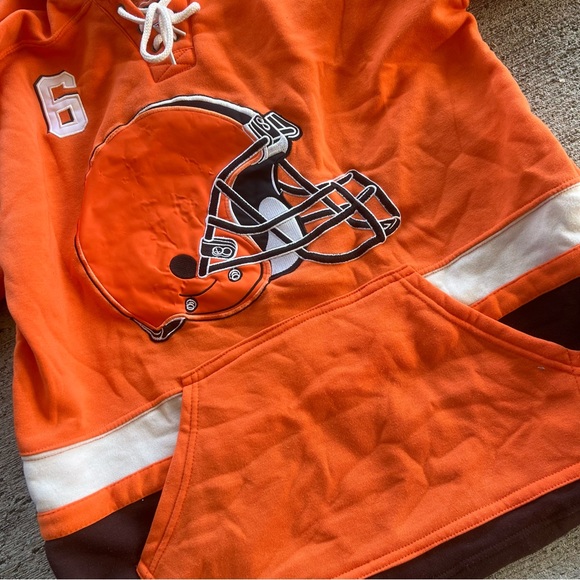 Cleveland Browns Baker Mayfield NFL Players Football Hoodie Pullover Men’s L - Picture 5 of 7